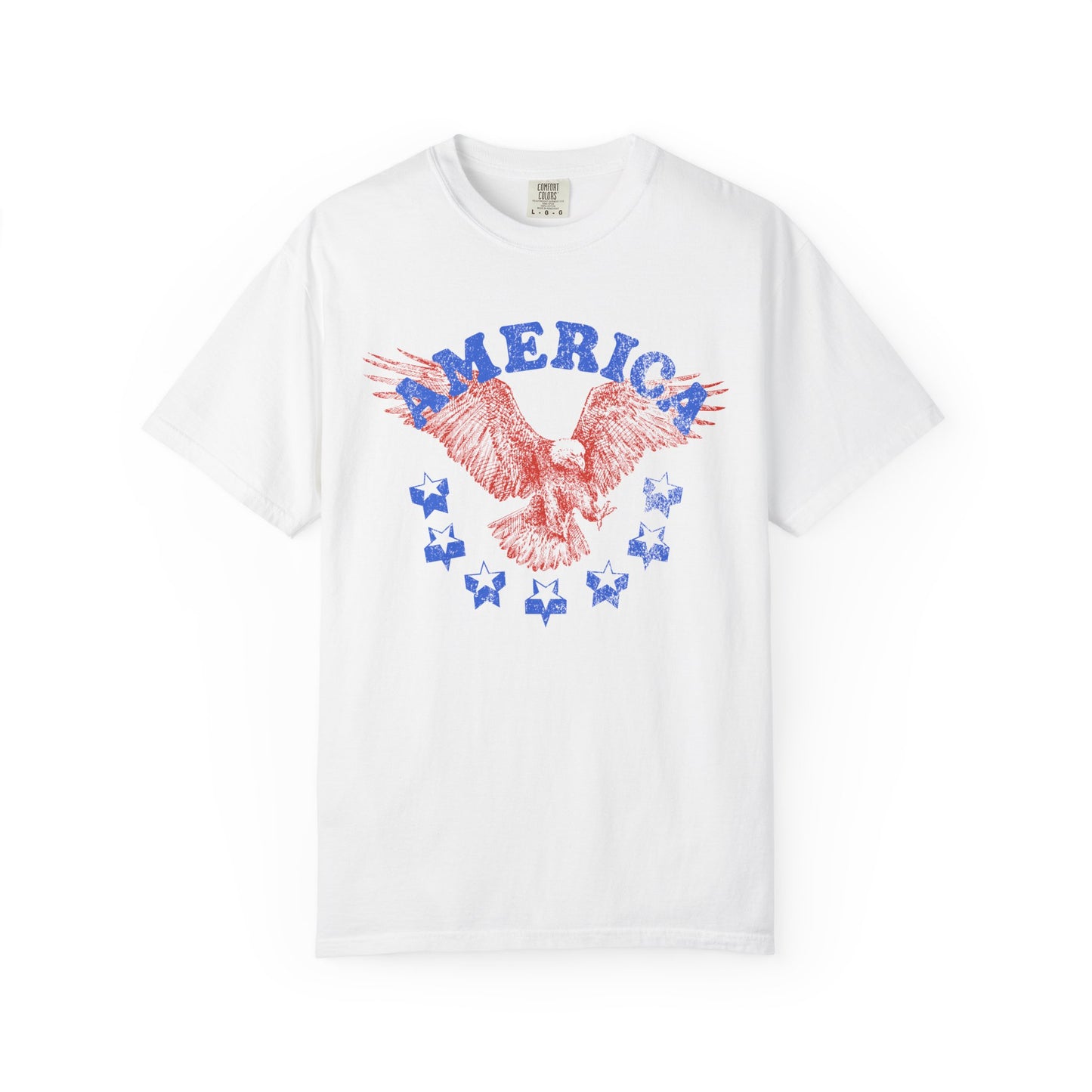 American Eagle with Stars T-shirt | Patriotic USA Graphic Tee