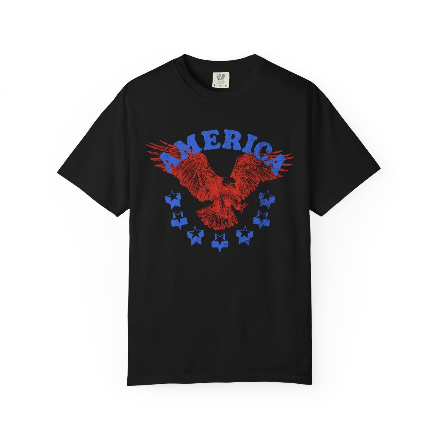 American Eagle with Stars T-shirt | Patriotic USA Graphic Tee