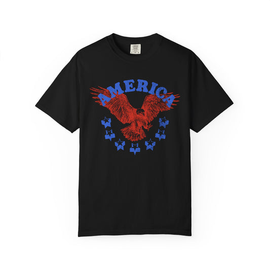 American Eagle with Stars T-shirt | Patriotic USA Graphic Tee