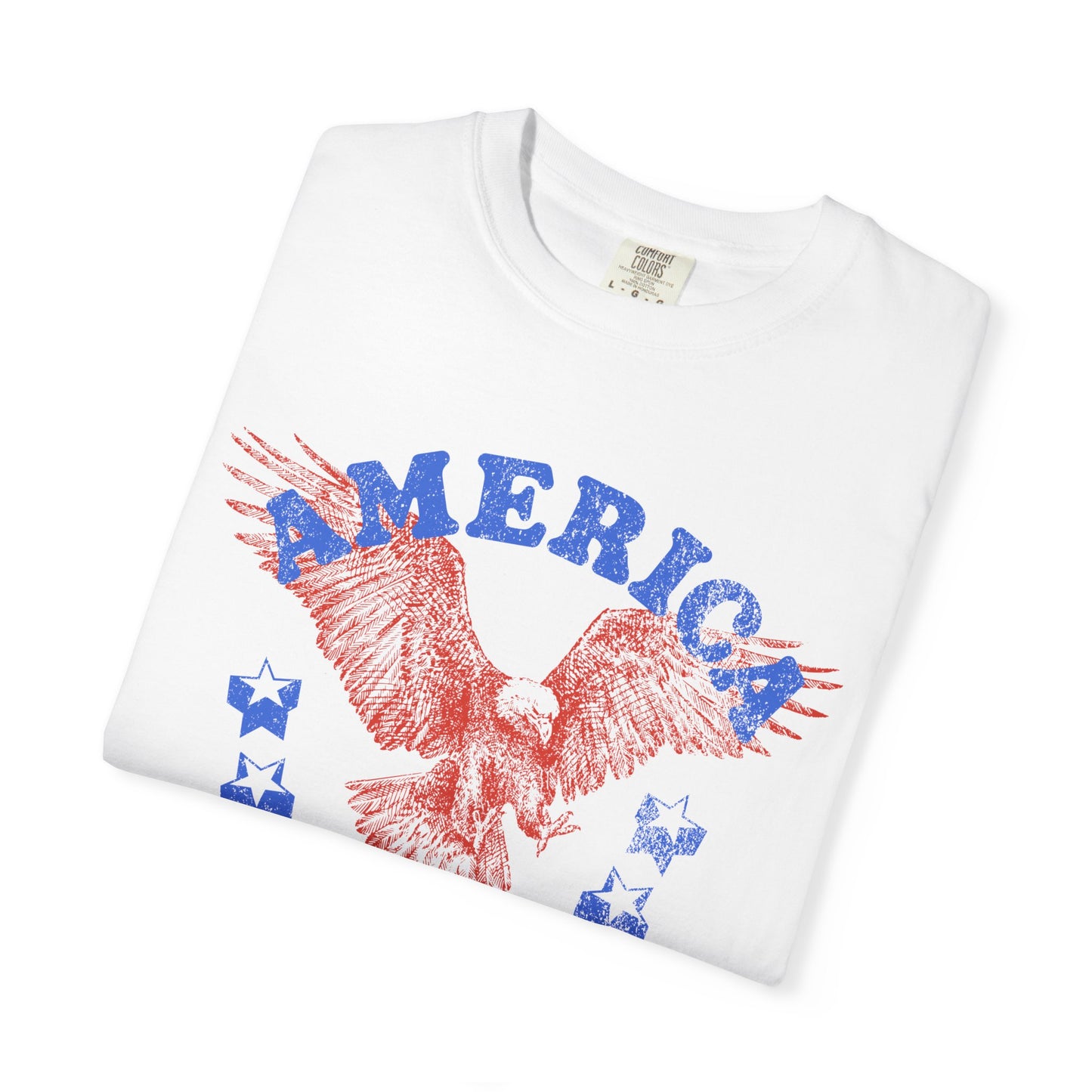 American Eagle with Stars T-shirt | Patriotic USA Graphic Tee