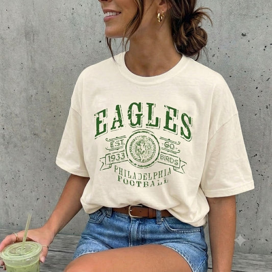 Eagles Vintage Seal T-shirt | Philadelphia Football Tee