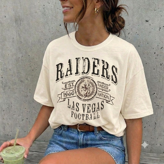 Raiders Las Vegas Vintage Football T-Shirt
