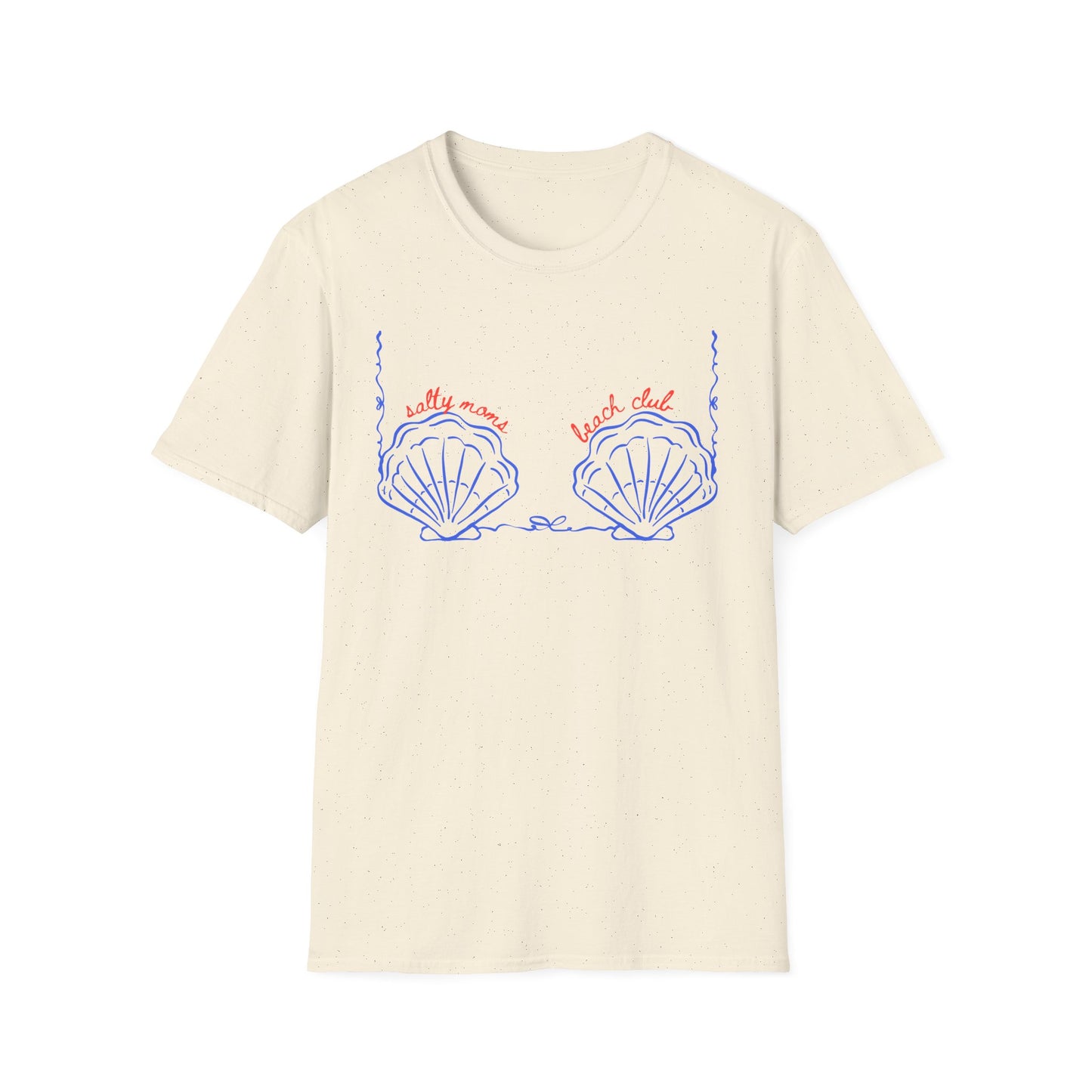 T-Shirt — 'Salty Mama Beach Club' Seashell Graphic Tee